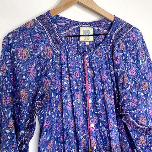 Alicia Bell Cameron Midi Dress Multi, Womens Large Blue - Picture 7 of 16